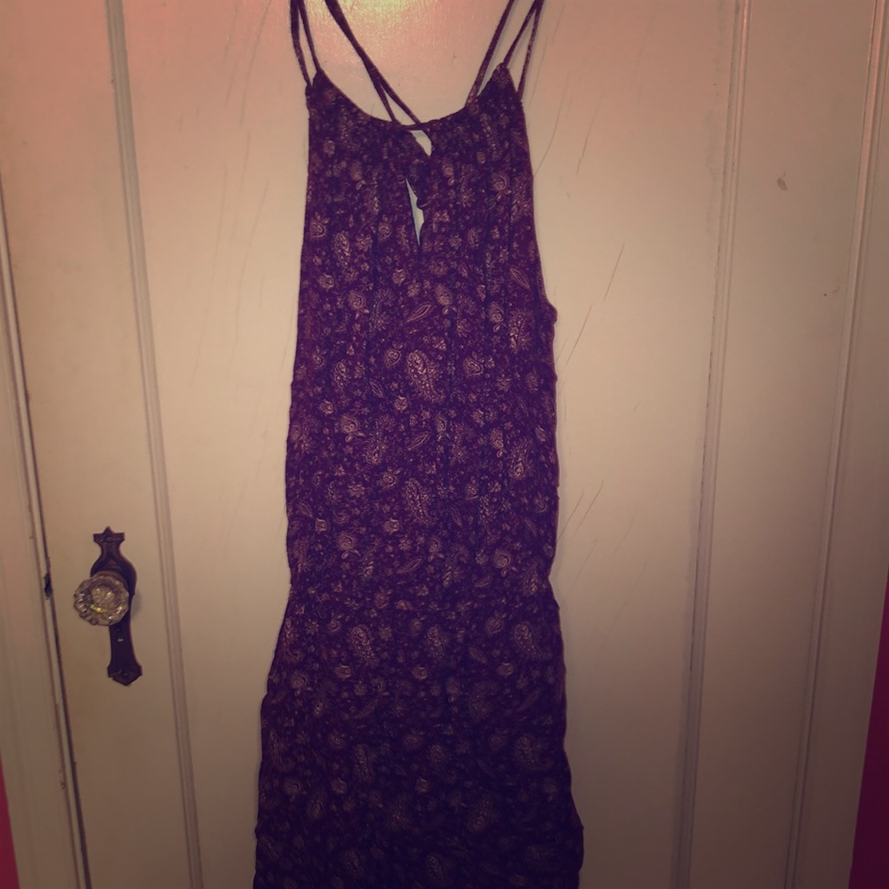 Burgundy dress